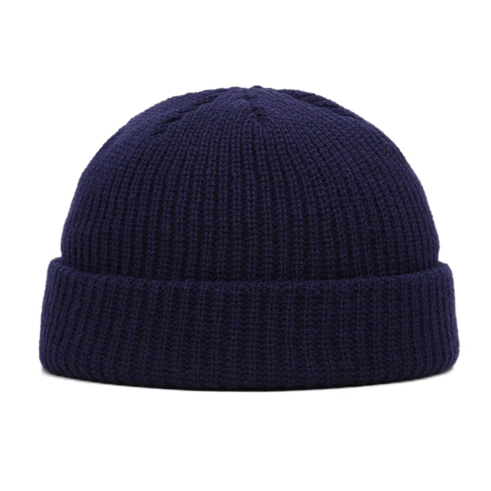 Winter Warm Beanies Casual Short Thread Hip Hop Hat Adult Men Female Wool Knitted Skull Cap Elastic Unisex
