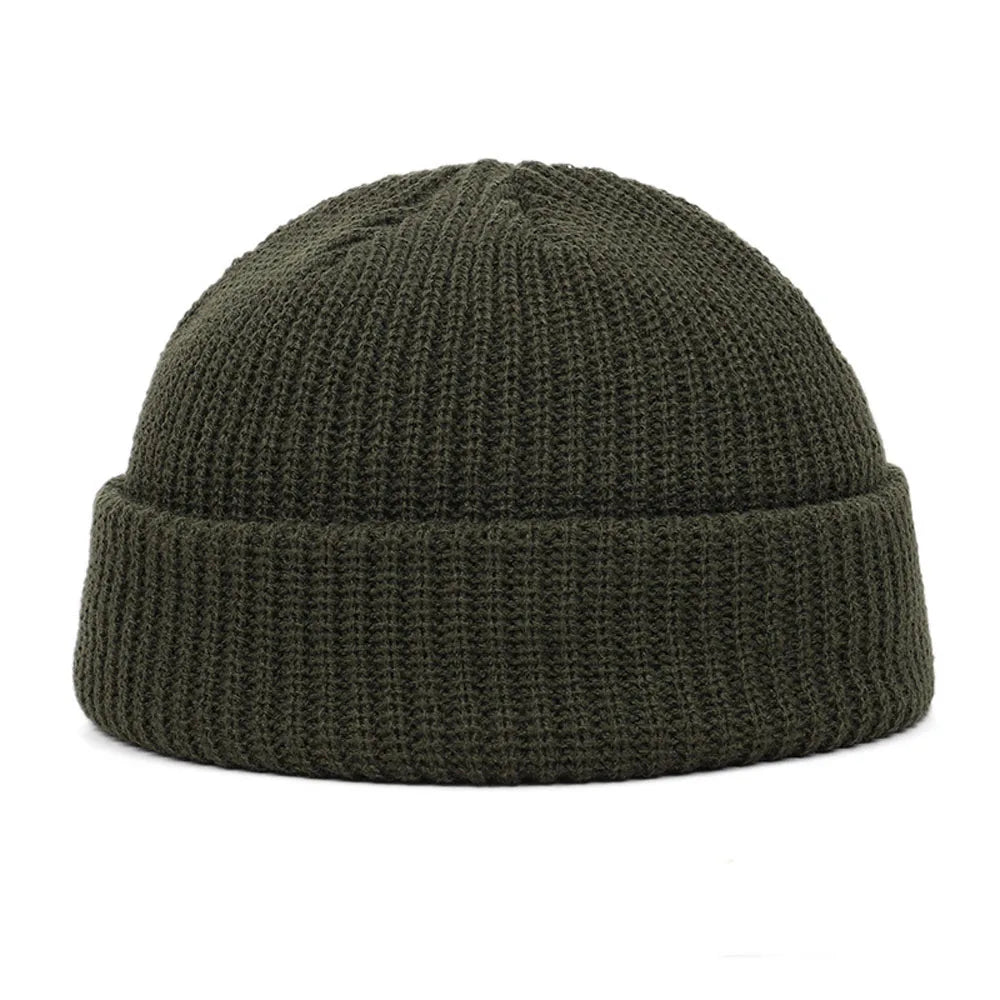 Winter Warm Beanies Casual Short Thread Hip Hop Hat Adult Men Female Wool Knitted Skull Cap Elastic Unisex