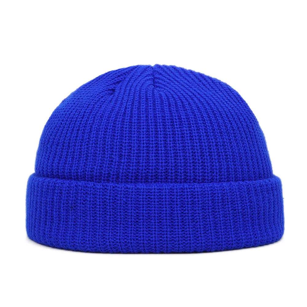 Winter Warm Beanies Casual Short Thread Hip Hop Hat Adult Men Female Wool Knitted Skull Cap Elastic Unisex