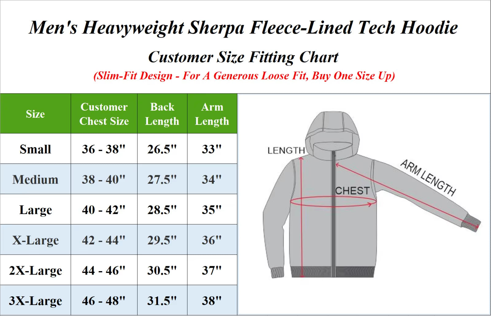 Men'S Heavyweight Sherpa Fleece-Lined Full Zip Classic Tech Eco-Friendly Solid Anti-Wrinkle Winter Polyester/Cotton Knitted