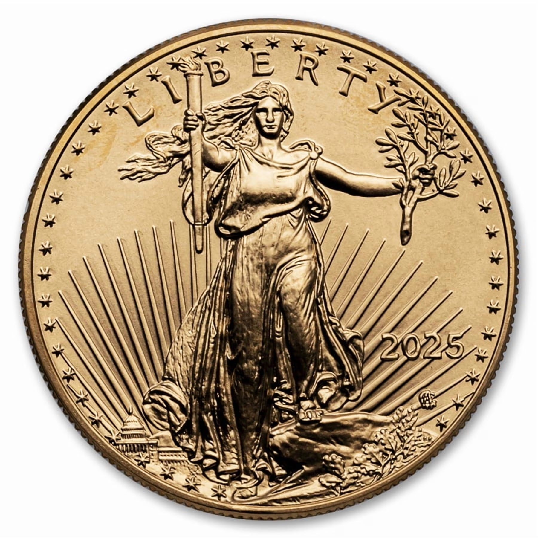 2025 1 Oz American Gold Eagle Coin BU