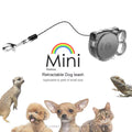 Mini Retractable Dog Leash - Applicable to Small Pets, Lightweight Design, Easy to Use, Ideal for Outdoor Activities