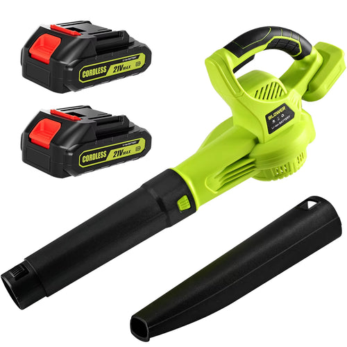 21V Cordless Leaf Blower Power and Lightweight Design Adjustable Speed Used for Cleaning Ideal Gift Fits Halloween & Christmas