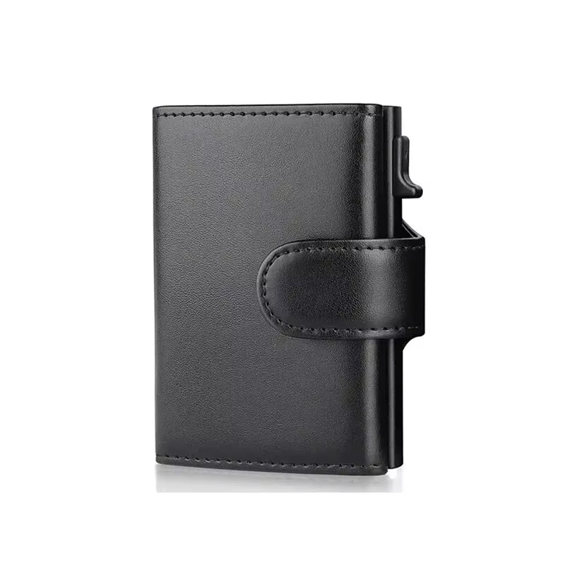 Rfid Microfiber Leather Men Wallets Fashion Card Holder Trifold Wallet Money Bags Smart Slim Thin Coin Pocket Wallet Purse