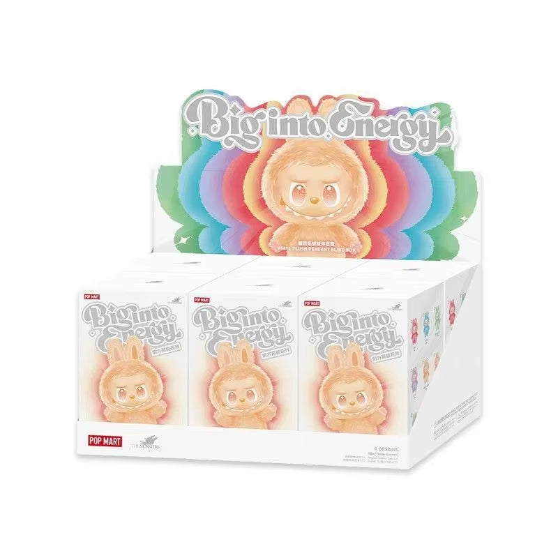US In-Stock 100% Original POPMART Labubu V1 Macaron the Monsters Vinyl Plush Series Cute Collectible Blind Box Toys