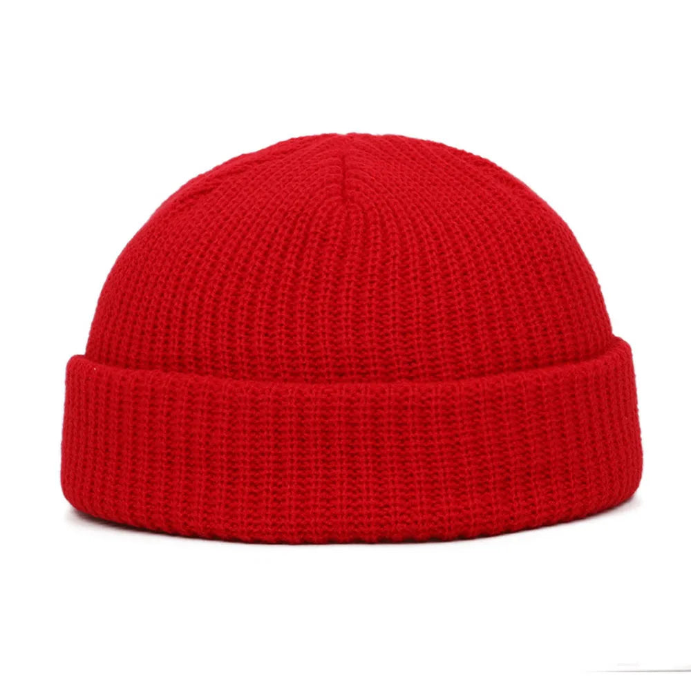 Winter Warm Beanies Casual Short Thread Hip Hop Hat Adult Men Female Wool Knitted Skull Cap Elastic Unisex